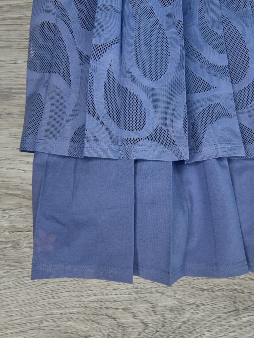 Lululemon Paisley Mesh Pleated Tennis Dress Prep Blue White NWT Small - Picture 5 of 7